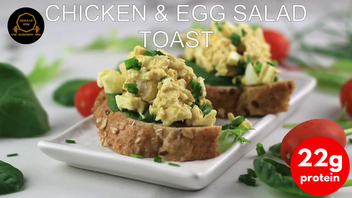 Chicken & Egg Salad Toast
