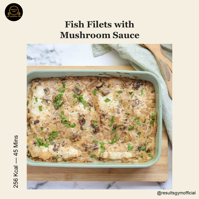 Fish Filets with Mushroom Sauce