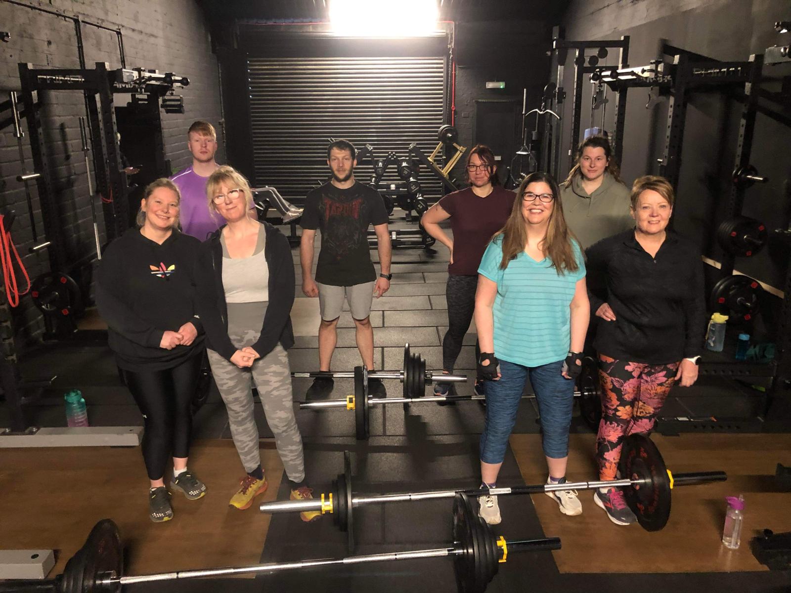 Results Gym Blairgowrie members after a group strength session
