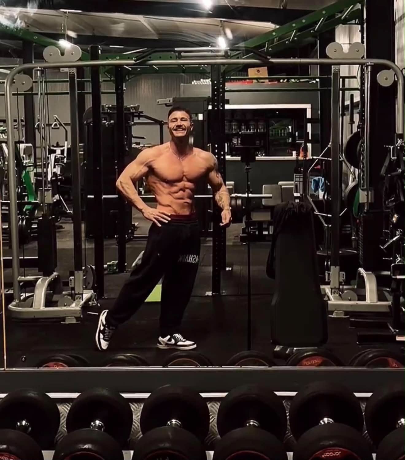 Coach Rico on the Results Gym floor